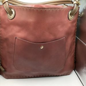 Simply Noelle Leather Handbag/Carry all Tote